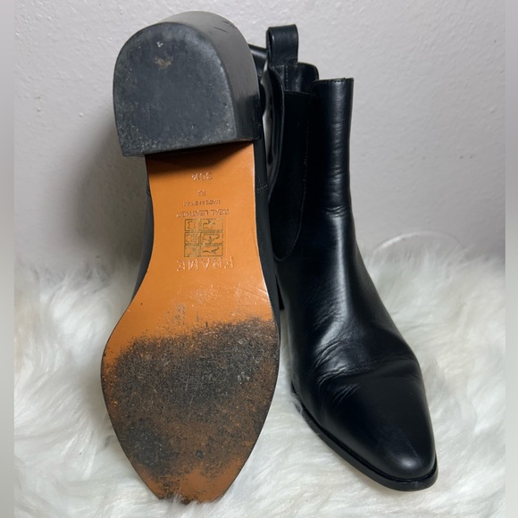 FRAME BLACK LEXINGTON CHELSEA LEATHER BOOT Size US6 1/2 - EU36 1/2 - Picture 10 of 12